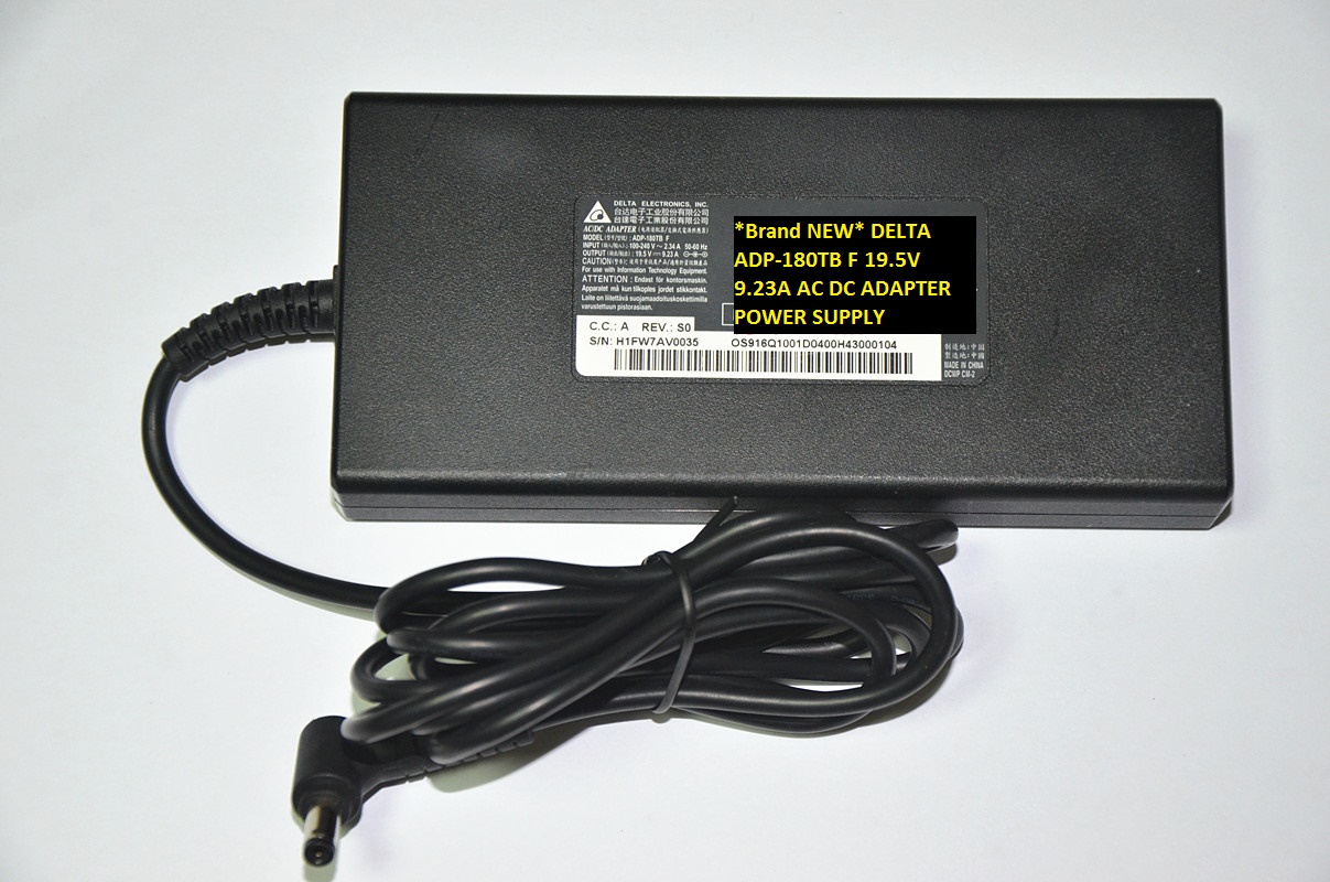 *Brand NEW* DELTA ADP-180TB F 19.5V 9.23A AC DC ADAPTER POWER SUPPLY